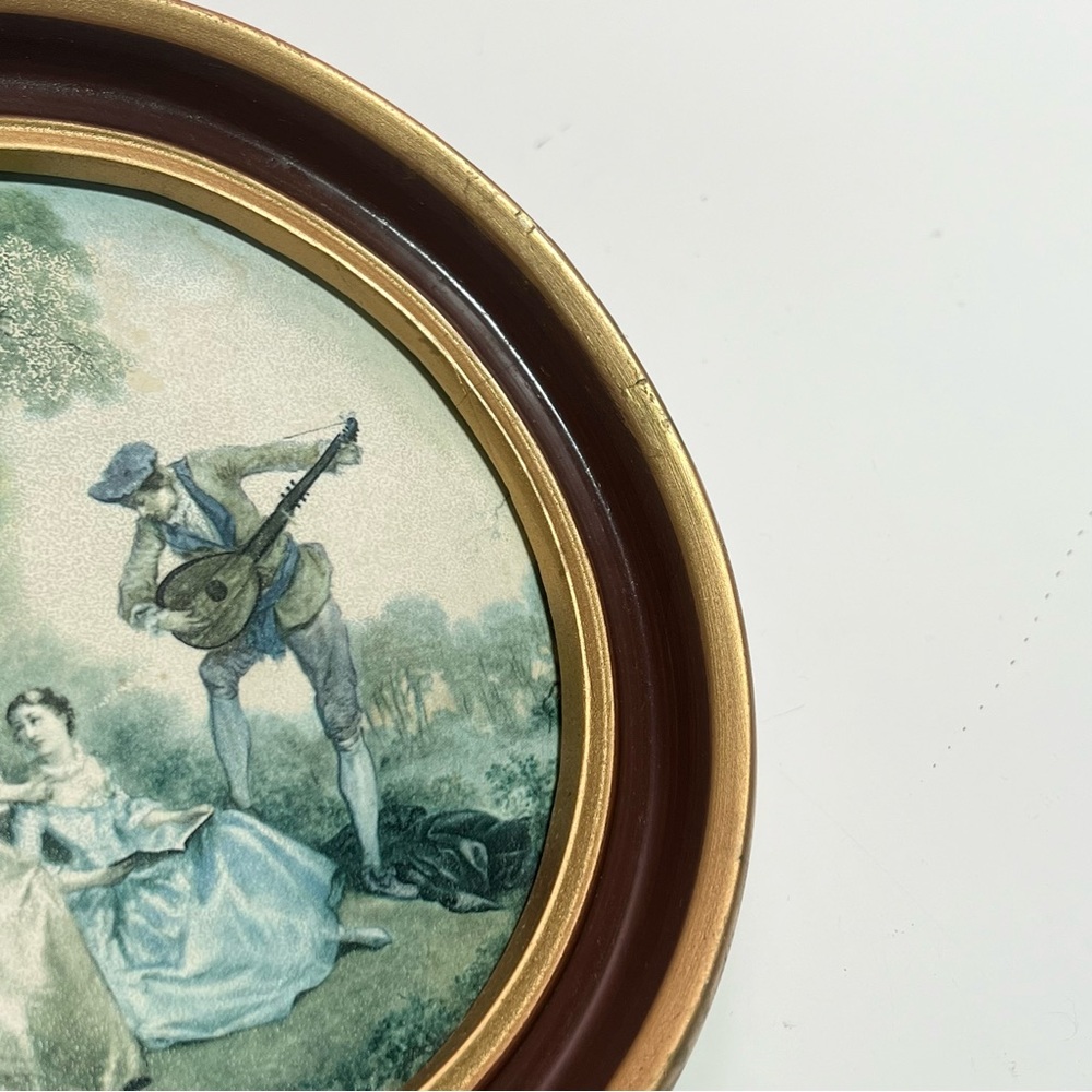 Vintage Victorian framed wall art - Picture 5 of 5